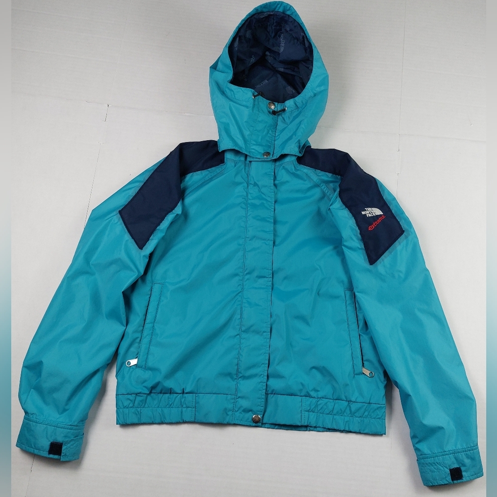 VTG 90s The North Face Extreme Jacket Womens Medium Teal Gore-Tex Waterproof